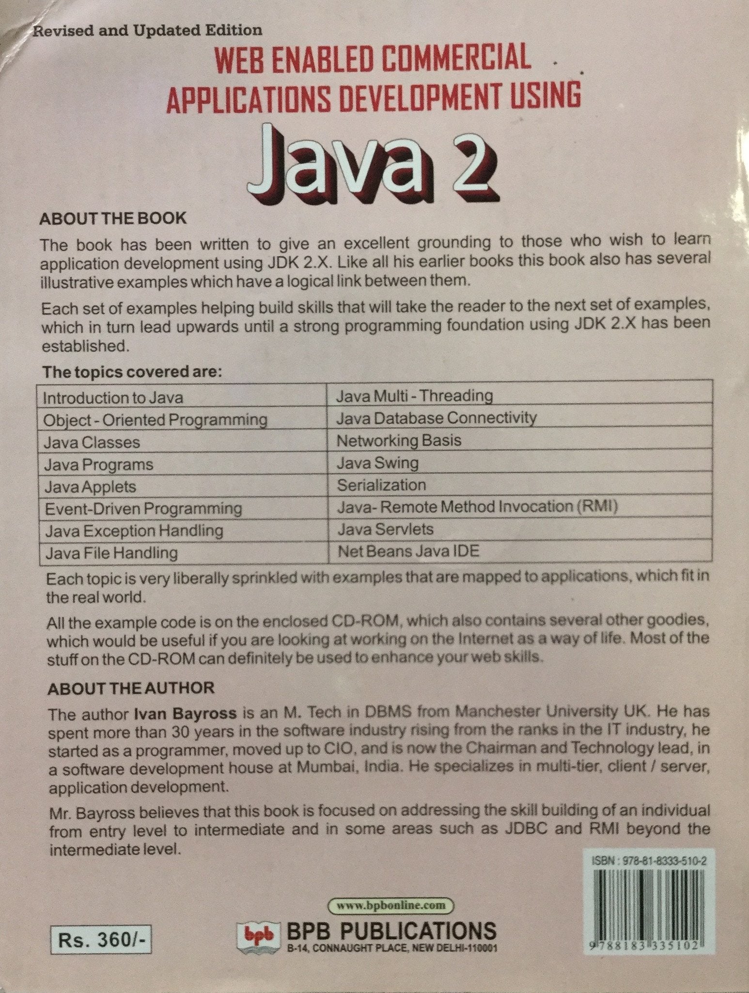 Web enabled Commercial Applications Development Using Java books