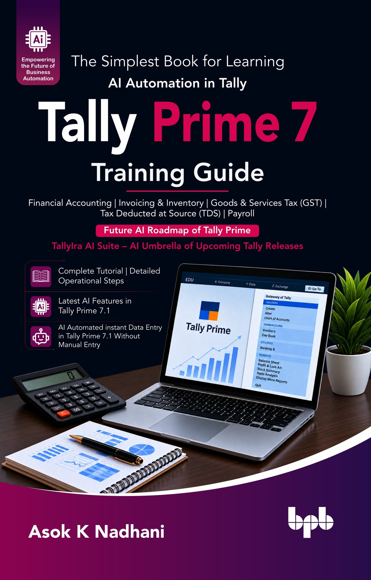 The Simplest Book for Learning AI Automation in Tally- Tally Prime 7
