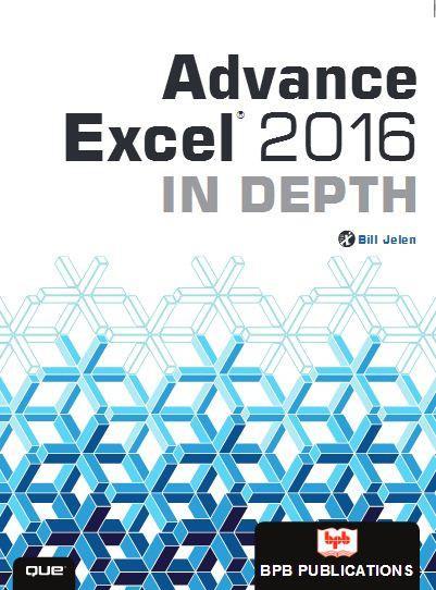 Advance Excel 2016 IN DEPTH