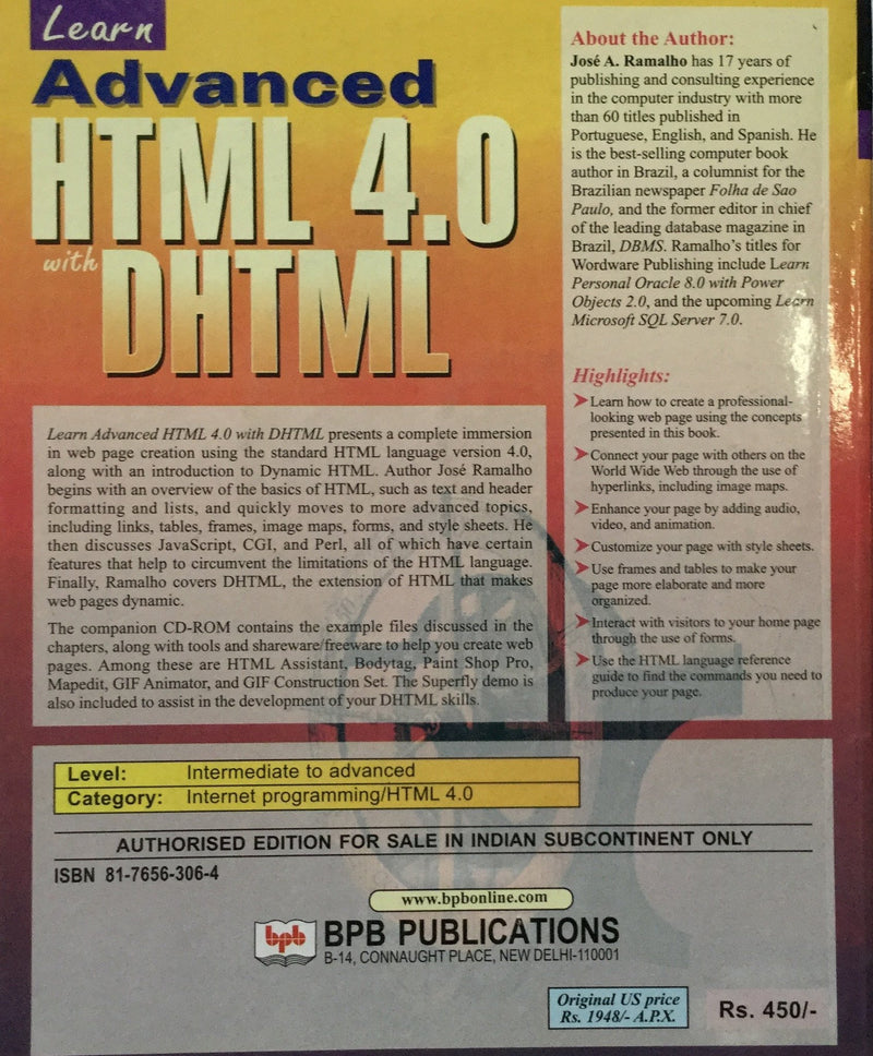 Learn Advanced HTML 4.0 with DHTML