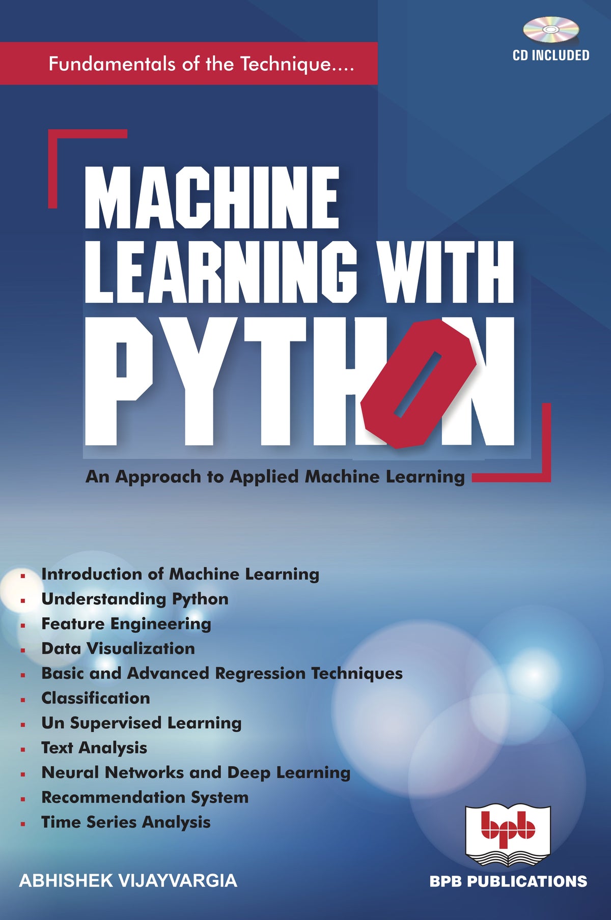 Machine Learning with Python Book | Machine Learning Technologies eBook