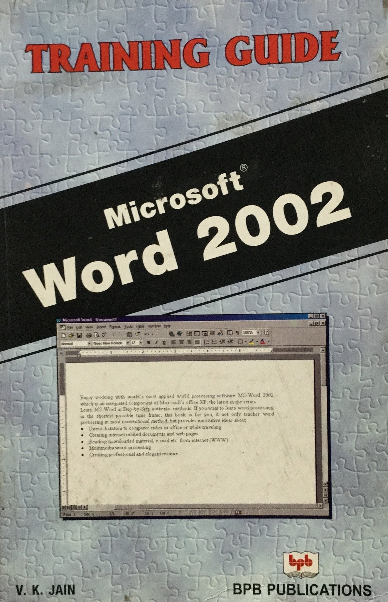 MS Word 2002 - Training Guide