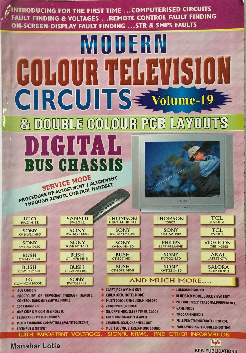 MODERN COLOUR TELEVISION CIRCUITS VOL 19