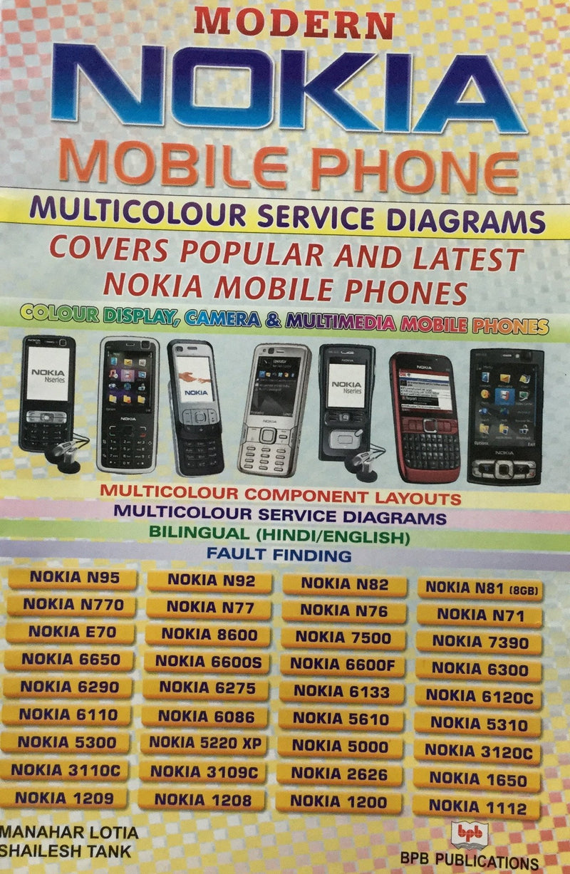 Modern Nokia Mobile Phone Multicolour