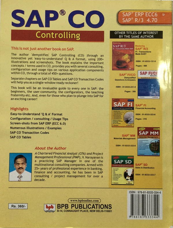 SAP CO Controlling books