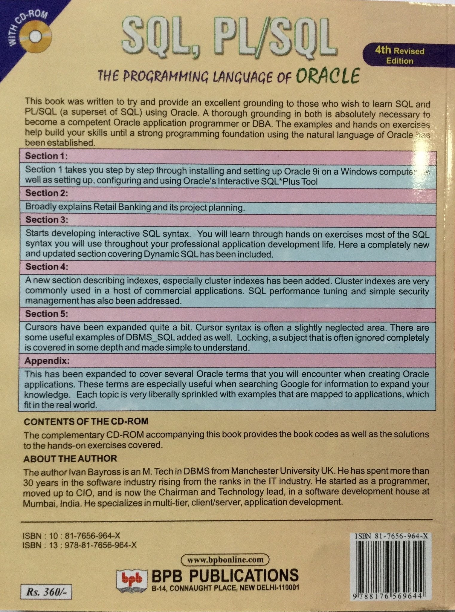 SQL, PL/SQL The Programming books