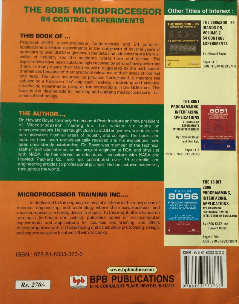 The 8085 Microprocessor Fundamentals books