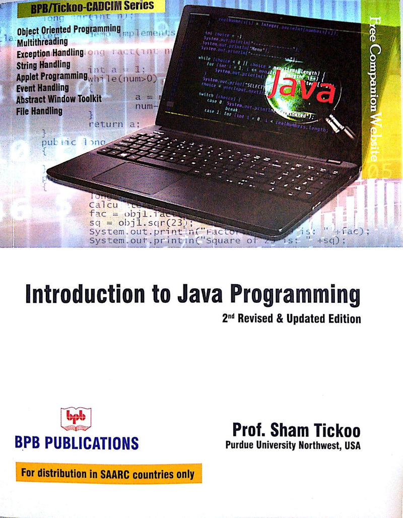 Introduction To Java Programming - 2nd Revised & Updated Edition